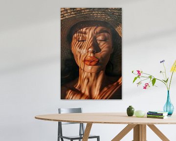 fantasie model vrouw glossy van Egon Zitter