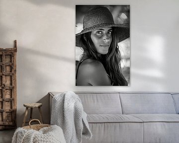 fantasie model vrouw glossy van Egon Zitter