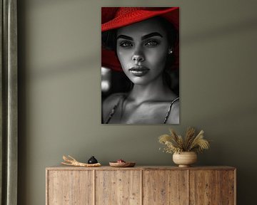 fantasie model vrouw glossy van Egon Zitter