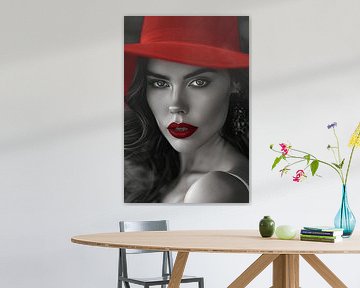 fantasie model vrouw glossy van Egon Zitter