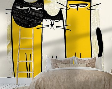 Feline Trio by Modern Collection