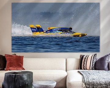 H1 Unlimited hydroplane raceboot. van Jaap van den Berg