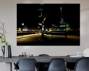 London skyline by night von Stefan van Dongen