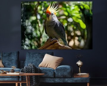 Cacao grote bok in het groen van Poster Art Shop