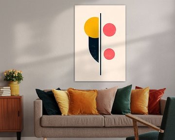 Modern abstract geometry art by Poster Art Shop