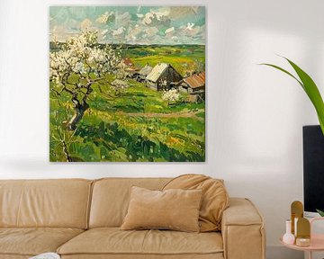 Schilderij Landschap | Landschap Schilderij van ARTEO Schilderijen