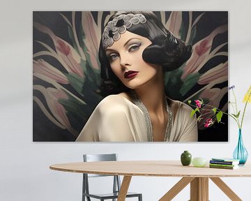 Femme Fatale in Art Deco stijl van Skyfall