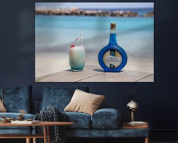 Curaçao bleu sur Gladys van Schaijk