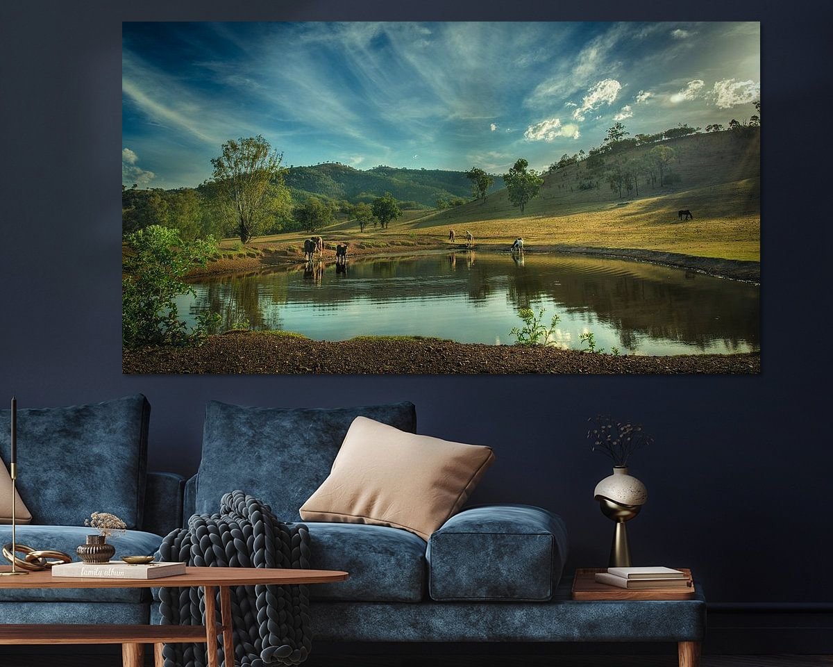 Example of the artwork in a room