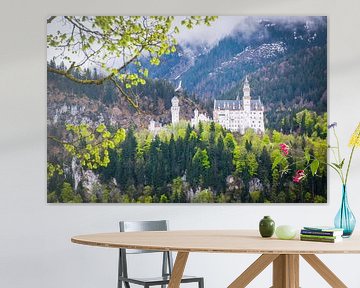 Schloss Neuschwanstein, Deutschland Süd von Rietje Bulthuis