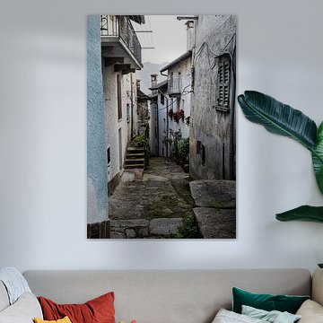 Quaint Street Spoccia, Piedmont, Italy