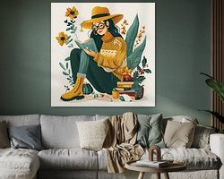 Example of the artwork in a room