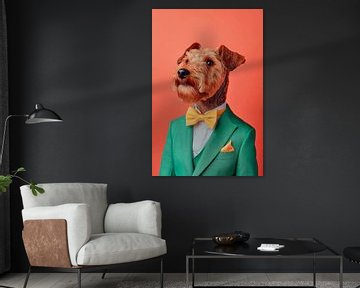 Airedale Terrier van Poster Art Shop