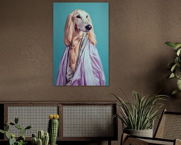Afghan Hound by Poster Art Shop