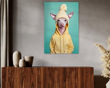 Amerikaanse haarloze terriër van Poster Art Shop