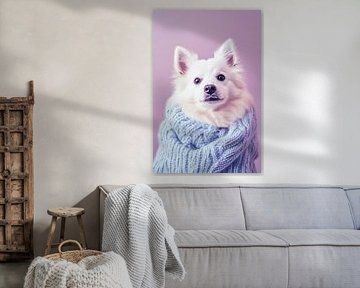 American Eskimo Dog by Poster Art Shop