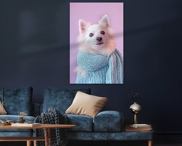 American Eskimo Dog by Poster Art Shop