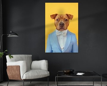 American Staffordshire Terrier von Poster Art Shop