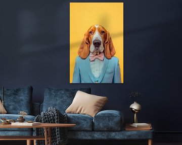 Basset Hound by Poster Art Shop