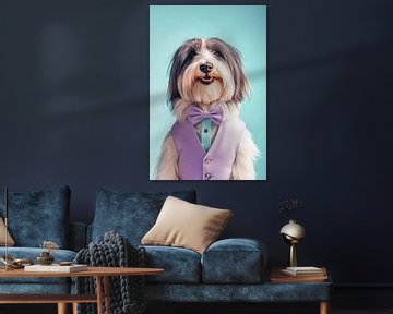 Baard Collie van Poster Art Shop