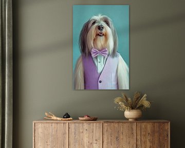 Baard Collie van Poster Art Shop
