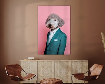 Bedlington Terrier by Poster Art Shop