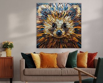 Hedgehog Mosaic van Jacky