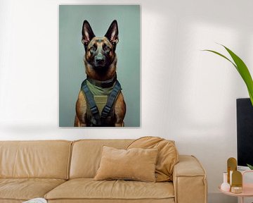 Belgian Malinois by Poster Art Shop