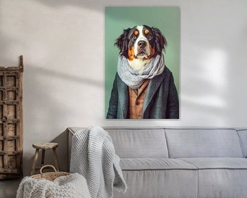 Bernese Mountain Dog von Poster Art Shop