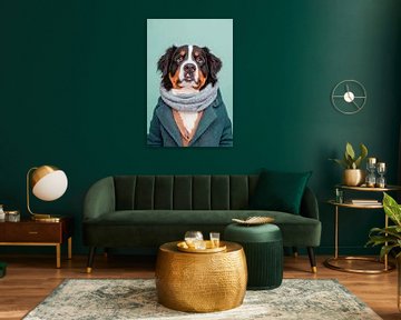 Berner Sennenhond van Poster Art Shop