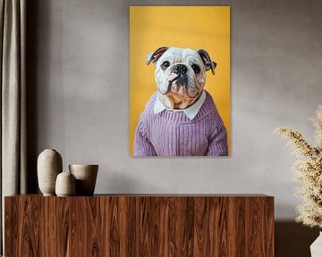 Bulldog by Poster Art Shop