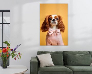 Cavalier Koning Charles Spaniël van Poster Art Shop