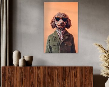 Curly-Coated Retriever by Poster Art Shop