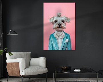 Dandie Dinmont Terrier van Poster Art Shop