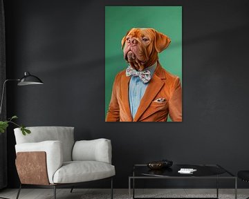 Bordeaux Dog van Poster Art Shop