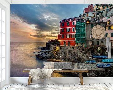 Riomaggiore at sunset - Cinque Terre