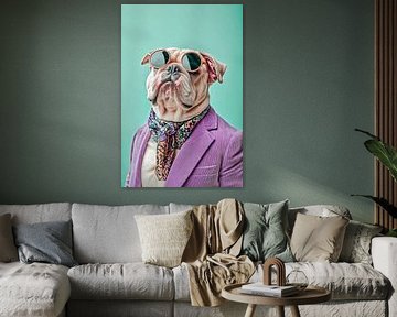 English Bulldog by Poster Art Shop