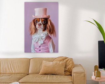 Engelse Toy Spaniel van Poster Art Shop