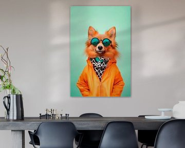 Finse keeshond van Poster Art Shop
