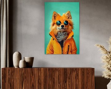 Finse keeshond van Poster Art Shop