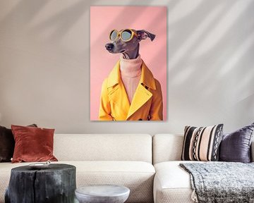 Greyhound by Poster Art Shop