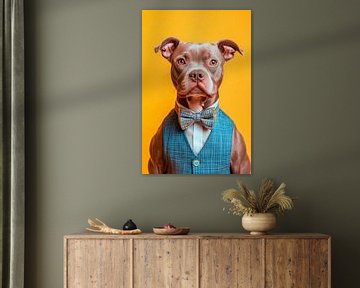 Pitbull van Poster Art Shop