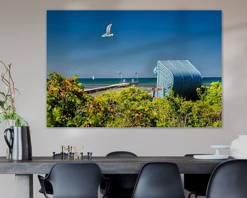 Strand aan de Baltische Zee van Voss fotografie