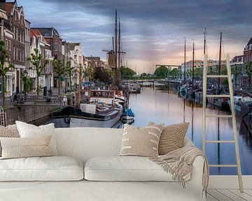 Delfshaven in de avond van Prachtig Rotterdam