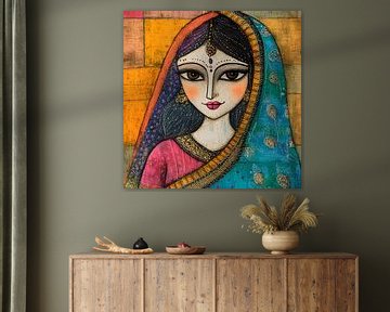 Indian girl by Sabine Wagner
