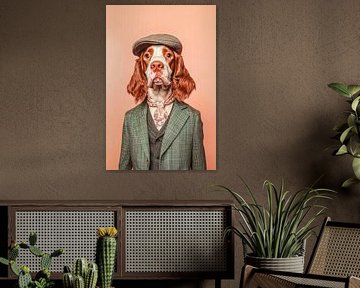 Irish Red Setter by Poster Art Shop
