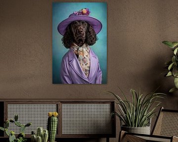 Irish Water Spaniel by Poster Art Shop