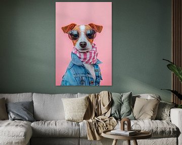 Jack Russell Terrier by Poster Art Shop