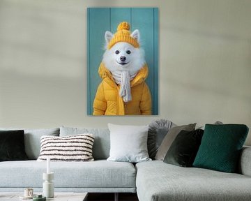 Japanese Spitz by Poster Art Shop