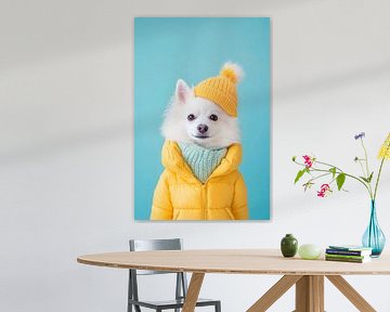 Japanse keeshond van Poster Art Shop